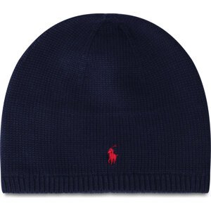 Čepice Polo Ralph Lauren Sweater Hat 322879740001 Tmavomodrá