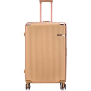 Velký kufr Semi Line T5663-5 Zlatá
