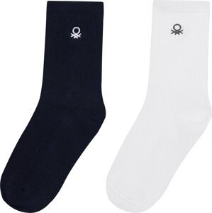 Sada 2 párů dětských vysokých ponožek United Colors Of Benetton 6AO30702A 913