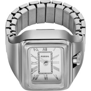 Hodinky Fossil Watch Ring ES5344 Stříbrná