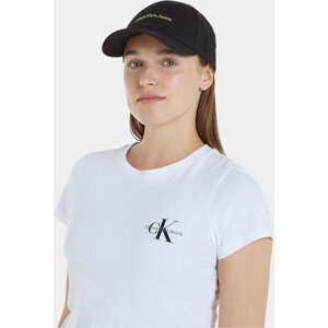 Kšiltovka Calvin Klein Jeans Monogram Cap K60K610280 Black/Sharp Green 0GX