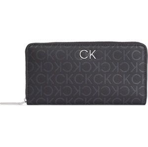 Velká dámská peněženka Calvin Klein Ck Daily Lg Z/A Wallet_Epi Mono K60K611771 Black Epi Mono 0GJ