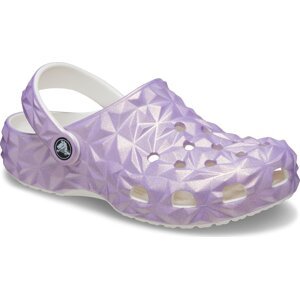 Nazouváky Crocs Classic Iridescent Geo Clog Kids 209693 White 100