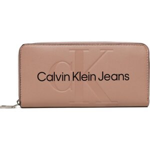 Velká dámská peněženka Calvin Klein Jeans Sculpted Zip Around Mono K60K610358 TQU
