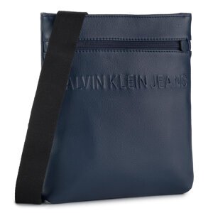 Brašna Calvin Klein Jeans Micro Pebble Eu Flat Pack K50K504908 Tmavomodrá