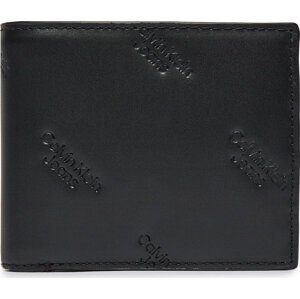 Velká pánská peněženka Calvin Klein Jeans LOGO PRINT BIFOLD W/ COIN K50K511818 Black 0GK