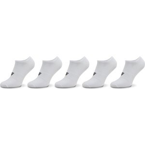 Sada 5 párů pánských ponožek 4F 4FWMM00USOCM282 Bílá