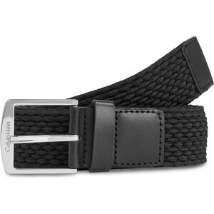 Pánský pásek Calvin Klein Ck Casual Braided Elastic 35Mm K50K511572 Ck Black