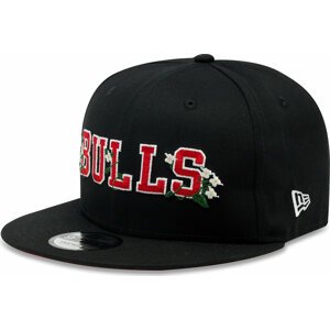 Kšiltovka New Era Chicago Bulls Flower Wordmark 60358092 Černá