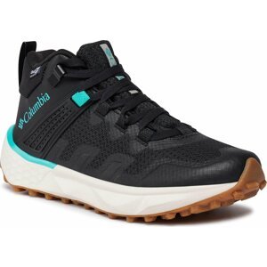 Trekingová obuv Columbia Facet™ 75 Mid Outdry™ 2027201 Black/ Bright Aqua 010