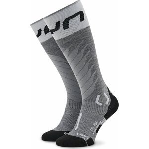 Lyžařské ponožky UYN S100275 Grey Melange/White G160