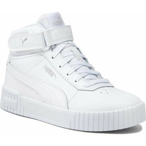 Sneakersy Puma Carina 2.0 Mid Jr 387376 02 Bílá