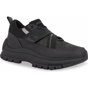 Sneakersy Calvin Klein Jeans Hybrid Shoe Laceup Strap YM0YM00728 Triple Black BEH