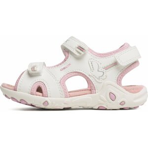 Sandály Geox J Sandal Whinberry G J35GRD05415C0406 M White/Pink