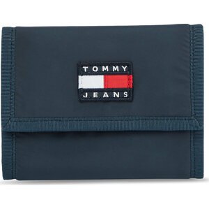 Pánská peněženka Tommy Jeans Tjm Heritage Trifold AM0AM11714 Tmavomodrá