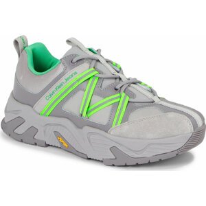 Sneakersy Calvin Klein Jeans Chunky Runner Vibram Refl YM0YM00771 Formal Gray/Stormfront/Island Green 0IT