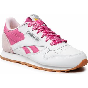 Boty Reebok Cl Lthr Junior S29113 Ftwwht/Frober/Trupnk