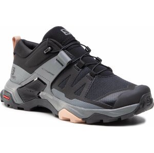 Trekingová obuv Salomon X Ultra 4 W 412851 20 V0 Black/Quiet Shade/Sirocco