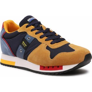 Sneakersy Blauer S3QUEENS01/MES Yellow/Navy