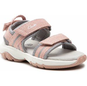 Sandály Clarks Expo Sea K. 261648226 M Pink Combi