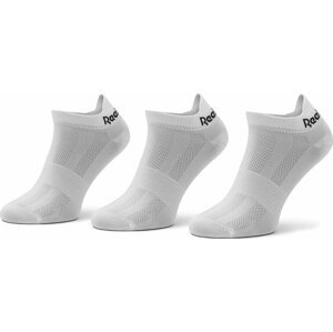 Sada 3 párů nízkých ponožek unisex Reebok One Series Training Socks 3 Pairs FQ6251 White/White/Tin Grey