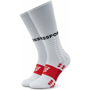 Klasické ponožky Unisex Compressport Run SU00004B White 001