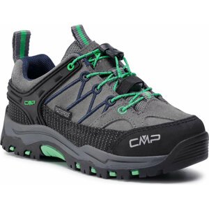 Trekingová obuv CMP Kids Rigel Low Trekking Shoes Wp 3Q13244 Graffite/Verde Fluo 29UF