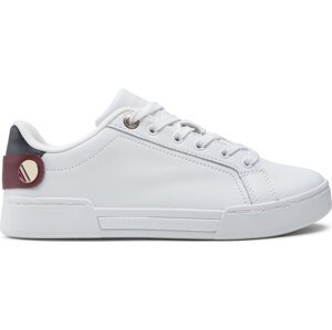 Sneakersy Tommy Hilfiger Button Detail Court Sneaker FW0FW06733 White YBR
