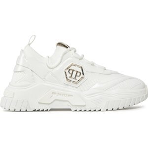 Sneakersy PHILIPP PLEIN Hi-Top Sneakers Predator TM FACS USC0464 PTE003N White 01