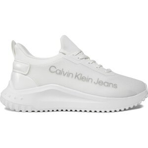 Sneakersy Calvin Klein Jeans Eva Run Slipon Lace Mix Lum Wn YW0YW01303 Bílá