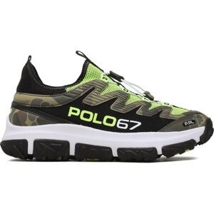 Sneakersy Polo Ralph Lauren Advntr 300lt 809892351001 Black/Safety Yellow/Frog Camo