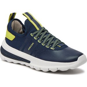 Sneakersy Geox J Activart Boy J45LTB 0159J CF43S D Navy/Lime Green