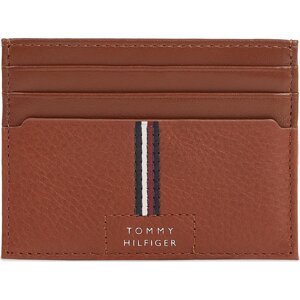 Pouzdro na kreditní karty Tommy Hilfiger Th Premium Leather Cc Holder AM0AM12186 Warm Cognac GTY