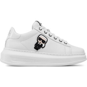 Sneakersy KARL LAGERFELD KL62530 White Lthr/Mono