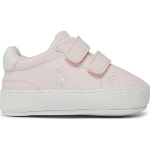 Sneakersy Polo Ralph Lauren RL100748 LT PINK SMOOTH W/ WHITE PP