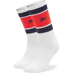 Klasické ponožky Unisex Reebok CL Basketball Sock HF8408 White