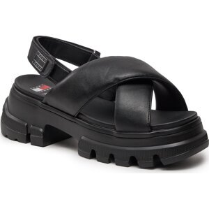 Sandály Tommy Jeans Tjw Chunky City Sandal EN0EN02525 Black BDS