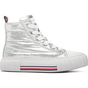 Sneakersy Tommy Hilfiger T3A9-32975-1437904 M Silver 904