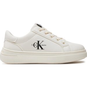 Sneakersy Calvin Klein Jeans V3X9-80876-1355 S Écru