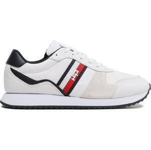 Sneakersy Tommy Hilfiger Runner Evo Leather FM0FM04714 White YBS