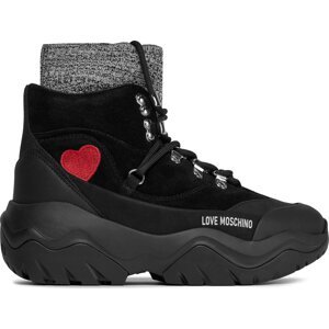 Sneakersy LOVE MOSCHINO JA15754G0HIP400A Mix Nero/Ner-Bia