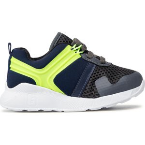 Sneakersy Bibi Evolution 1053231 Graphite/Naval/Yellow Fluor