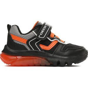 Sneakersy Geox J Ciberdron Boy J36LBC 011FE C0038 M Black/Orange