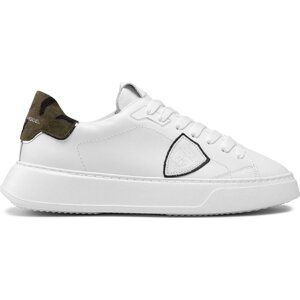 Sneakersy Philippe Model Temple Low BTLU VC01 Blanc Militaire