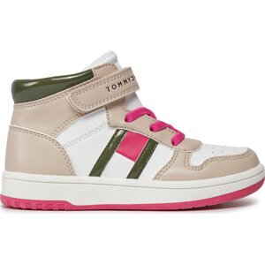 Sneakersy Tommy Hilfiger T3A9-32961-1434Y609 S Beige/Off White/Army Green Y609