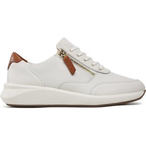 Sneakersy Clarks Un Rio Zip 261673724 White Leather