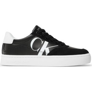 Sneakersy Calvin Klein Jeans Classic Cupsole Laceup Mix Lth YW0YW01057 Černá