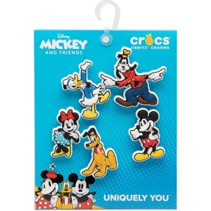 Ozdoba na obuv Crocs Jibbitz™ Disney Mickey & Friends 5 Pack 10010001 Barevná