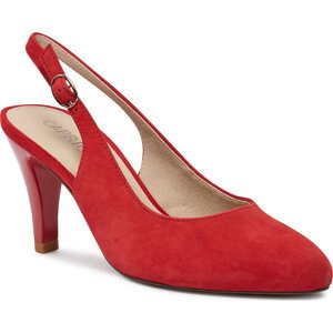 Sandály Caprice 9-29606-42 Red Suede 524