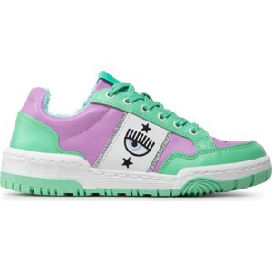 Sneakersy Chiara Ferragni CF3003-173 Violet/Green